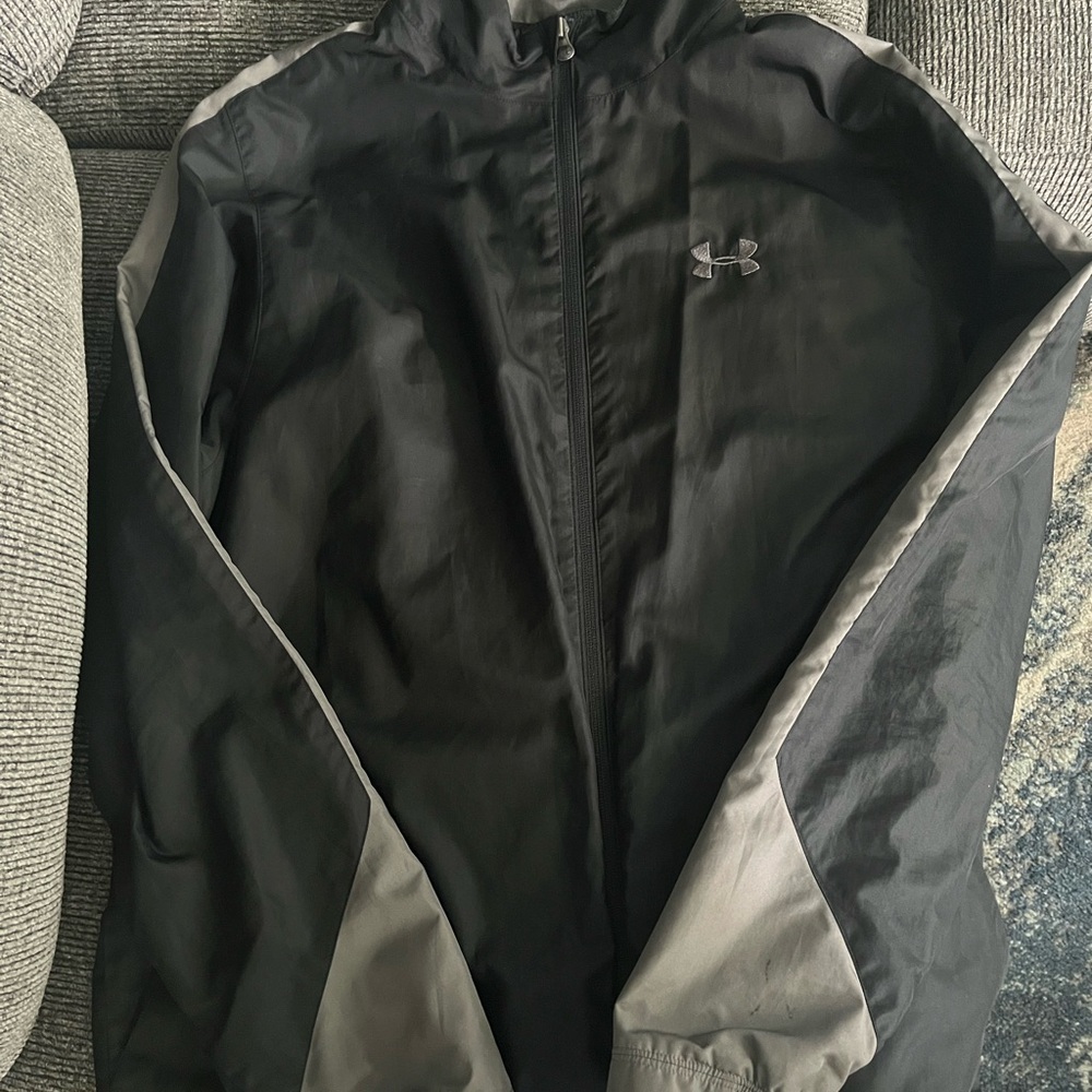 Under Armour Men's Black and Gray Jacket
